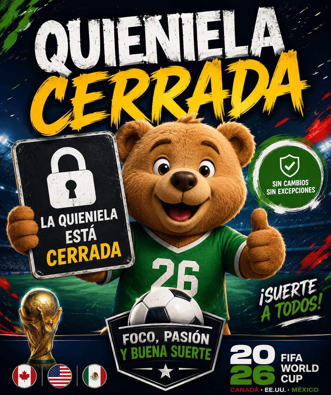 Quiniela cerrada